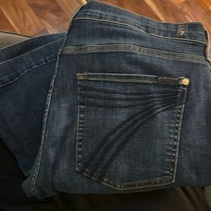 7 for All Mankind Dojo size 33 jeans, medium wash. NWOT.